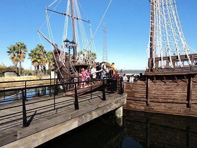 Excursión al muelle de las carabelas