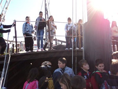 Excursión al muelle de las carabelas