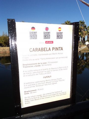 Excursión al muelle de las carabelas