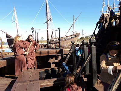 Excursión al muelle de las carabelas