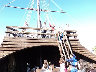 Excursión al muelle de las carabelas