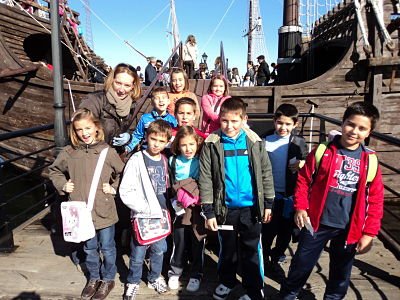 Excursión al muelle de las carabelas