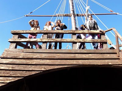 Excursión al muelle de las carabelas